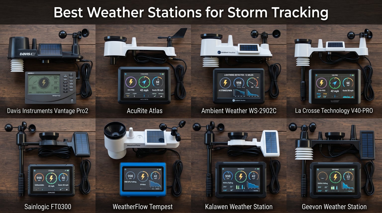 Best Weather Stations for Storm Tracking
