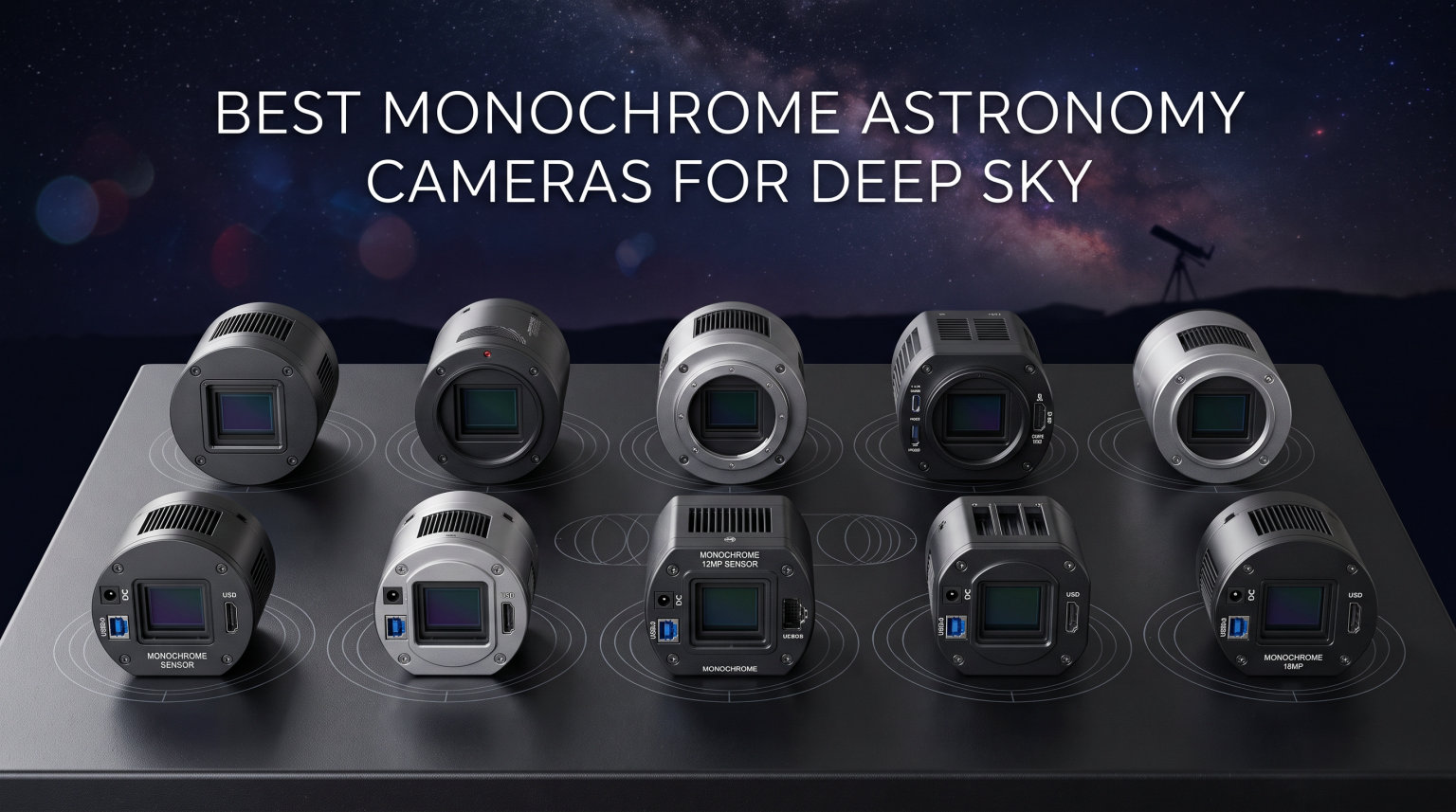 Best Monochrome Astronomy Cameras for Deep Sky
