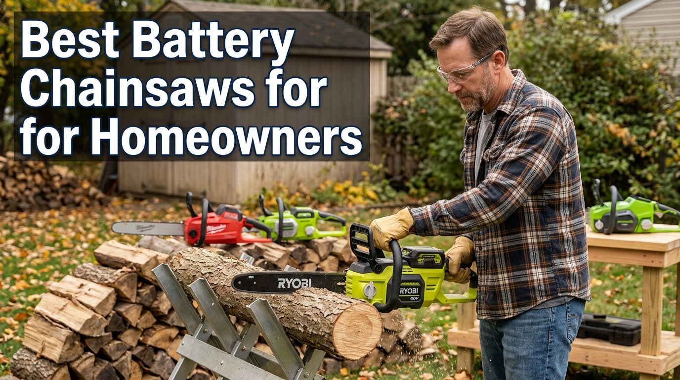 Best Battery Chainsaws for Homeowners