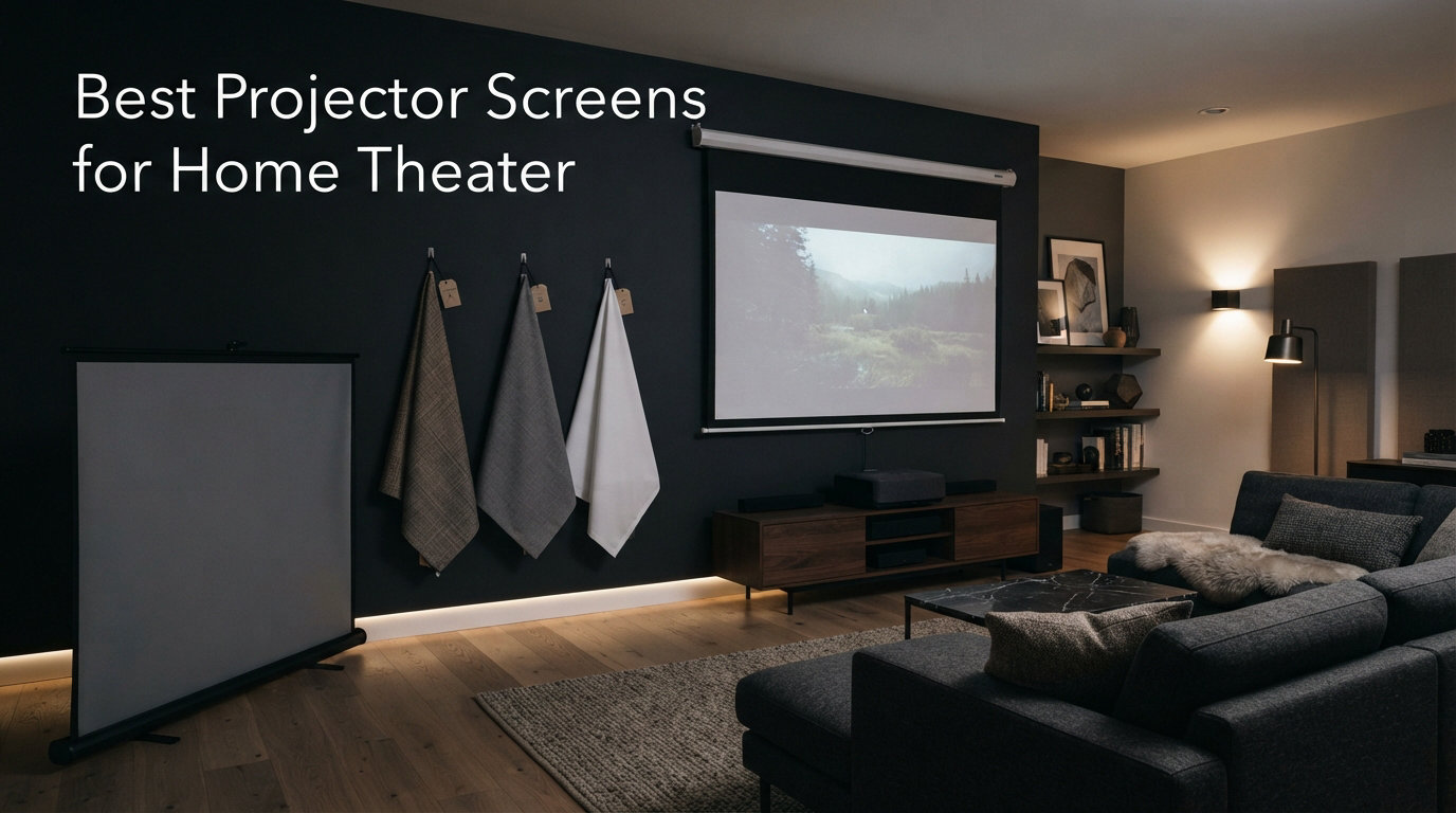 Best Projector Screens for Home Theater