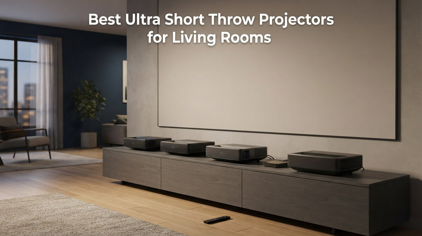 Best Ultra Short Throw Projectors for Living Rooms