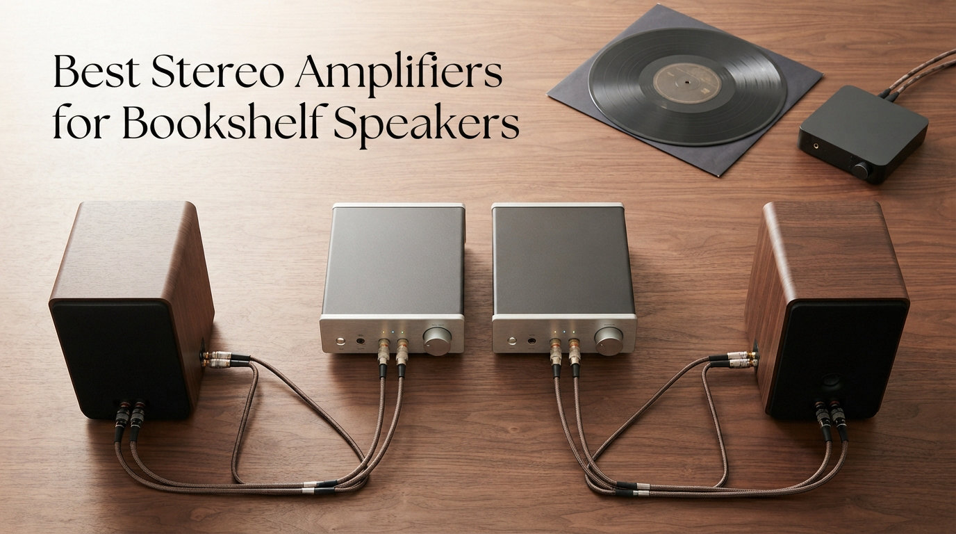 Best Stereo Amplifiers for Bookshelf Speakers