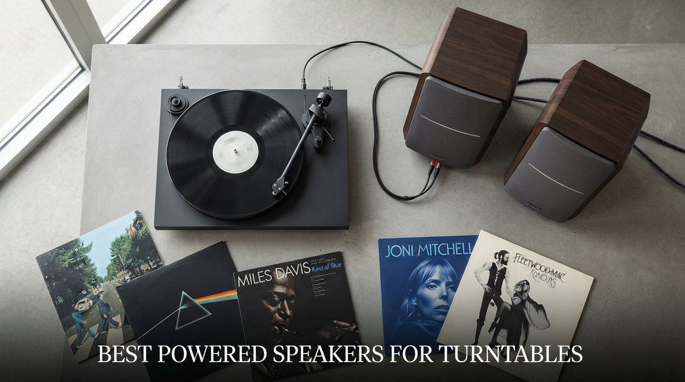 Best Powered Speakers for Turntables