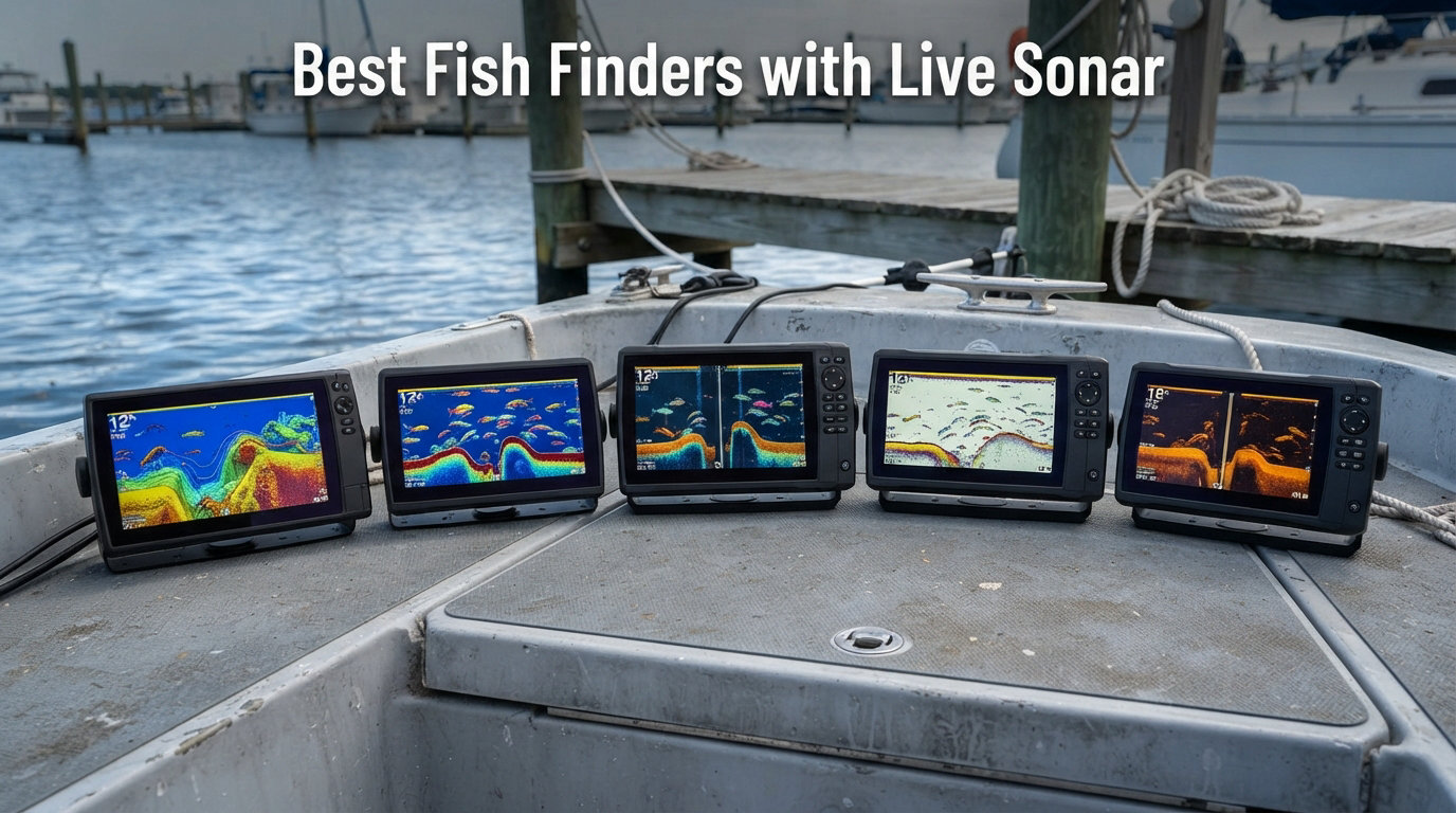Best Fish Finders with Live Sonar