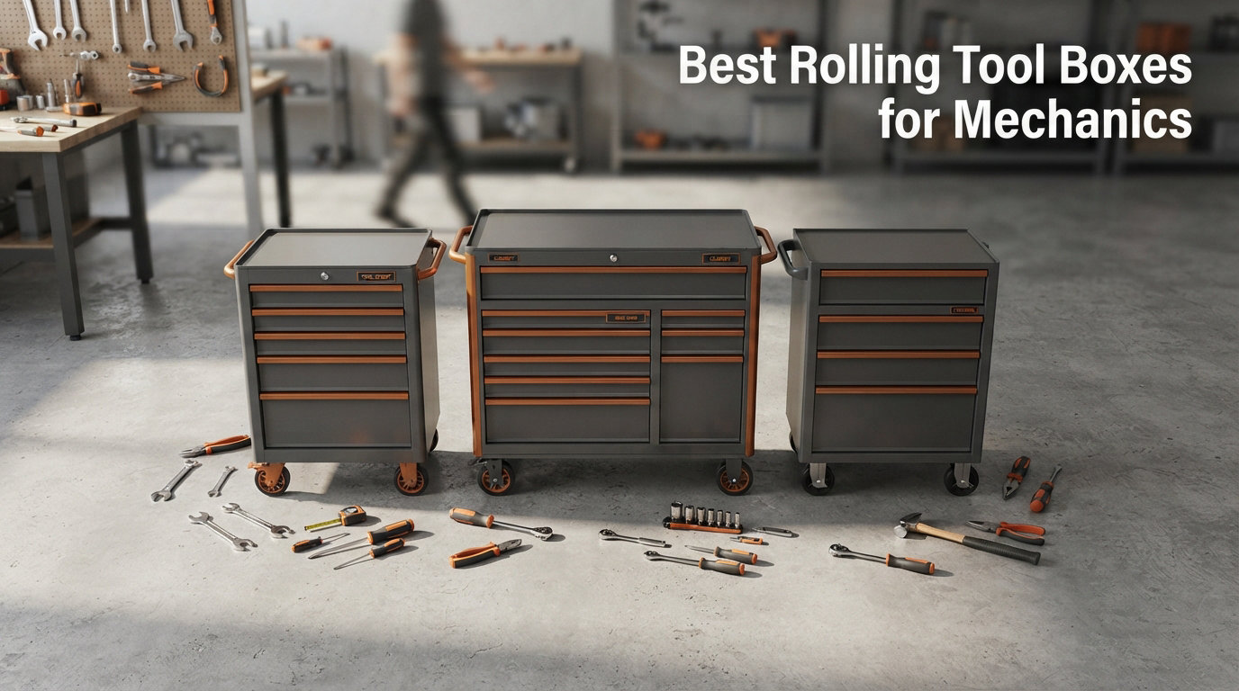 Best Rolling Tool Boxes for Mechanics