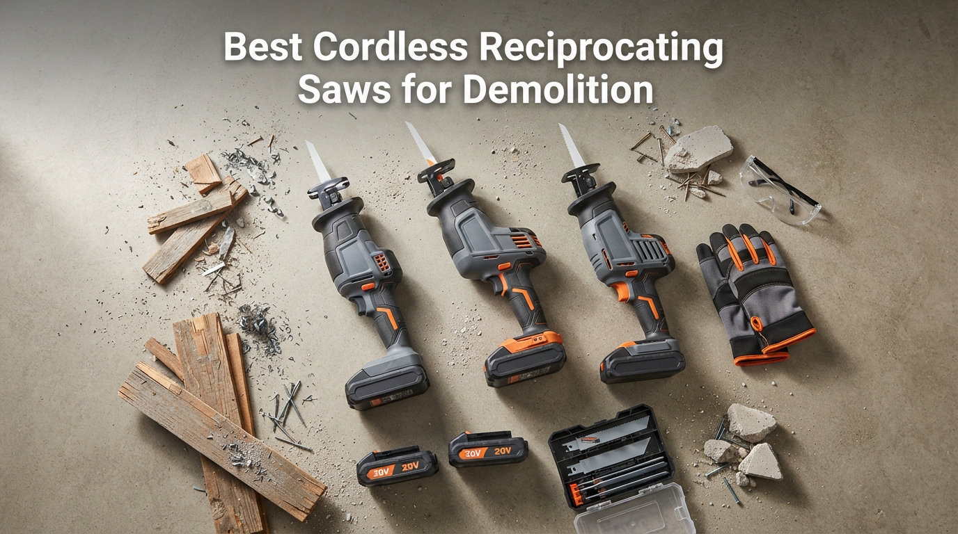 Best Cordless Reciprocating Saws for Demolition