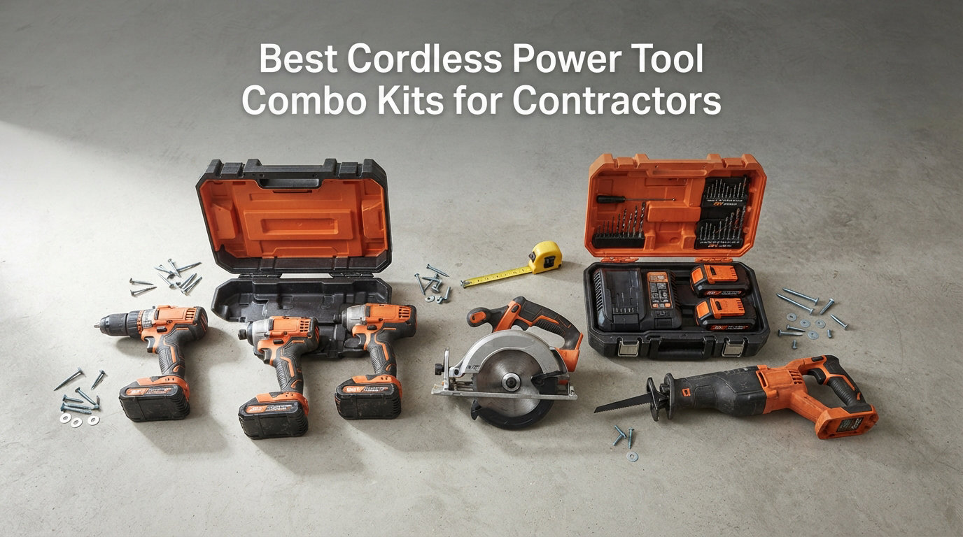Best Cordless Power Tool Combo Kits for Contractors