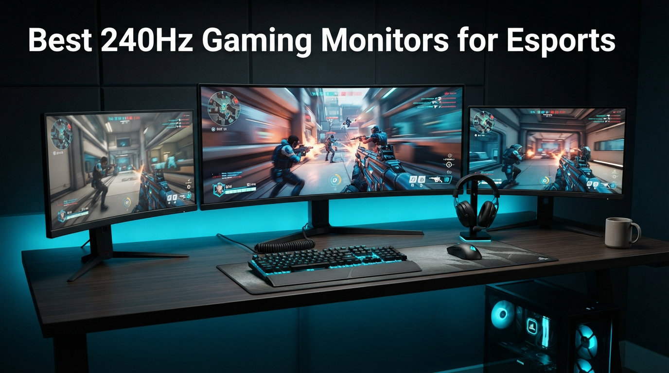 Best 240Hz Gaming Monitors for Esports