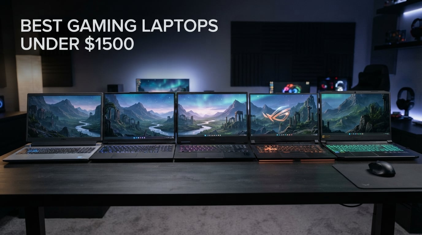 Best Gaming Laptops Under $1500