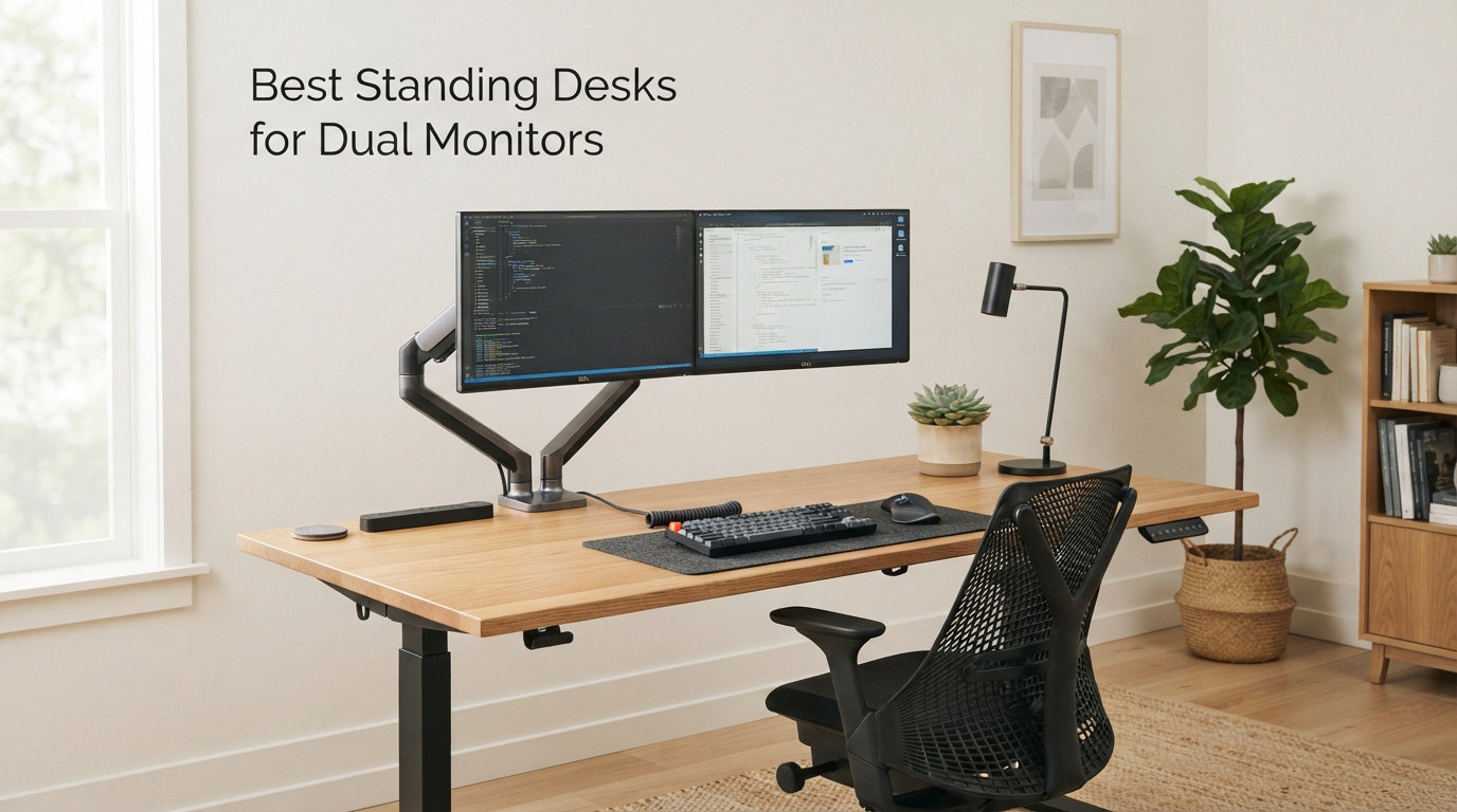 Best Standing Desks for Dual Monitors