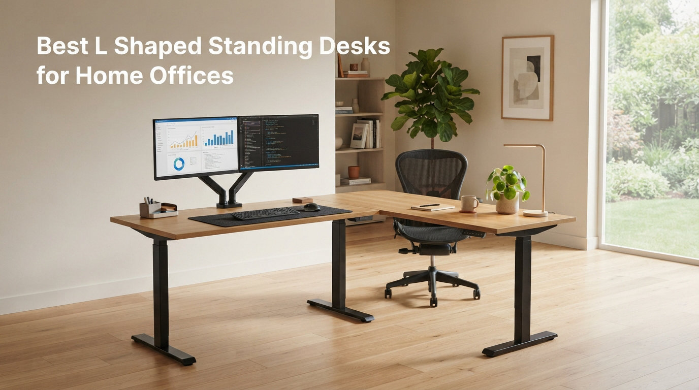 Best L Shaped Standing Desks for Home Offices