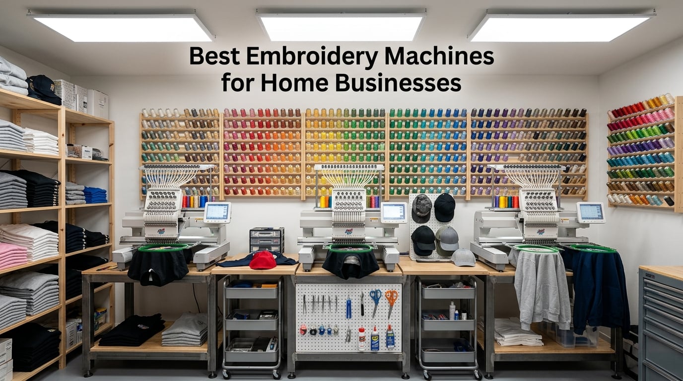 Best Embroidery Machines for Home Businesses