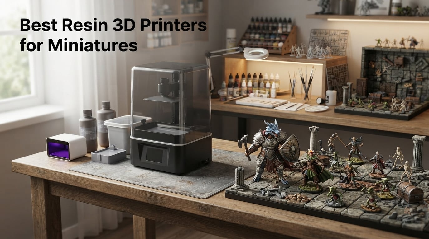 Best Resin 3D Printers for Miniatures