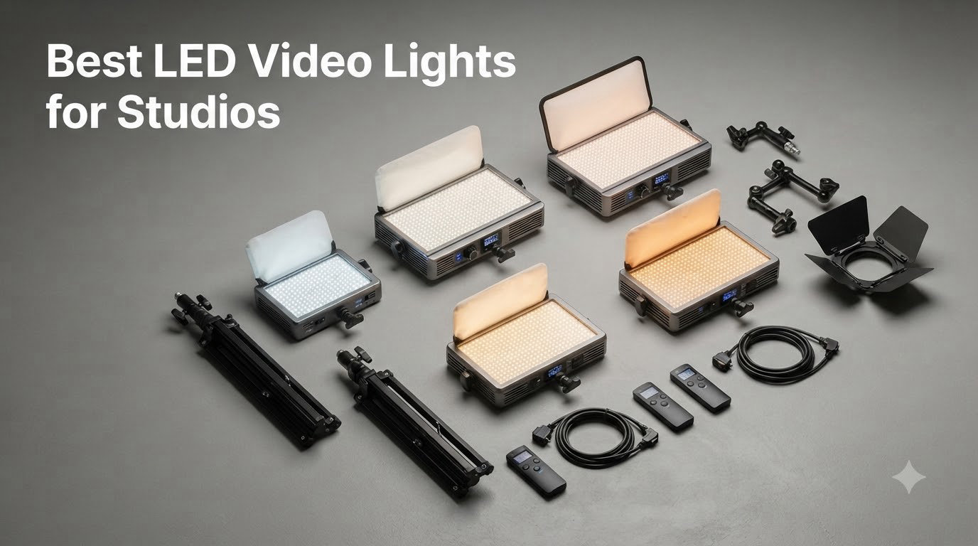 Best LED Video Lights for Studios