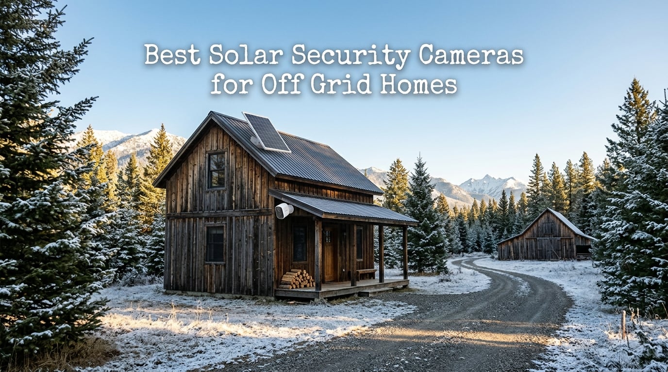 Best Solar Security Cameras for Off Grid Homes