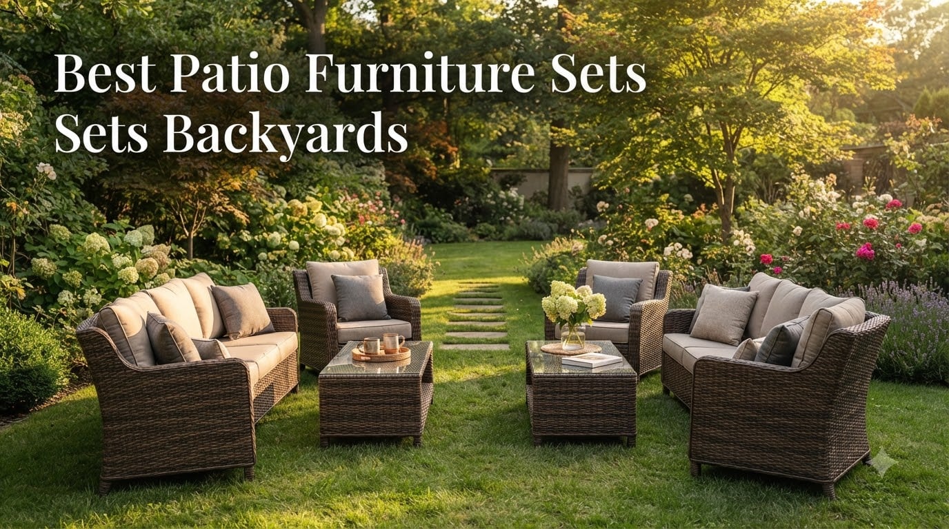 Best Patio Furniture Sets for Backyards