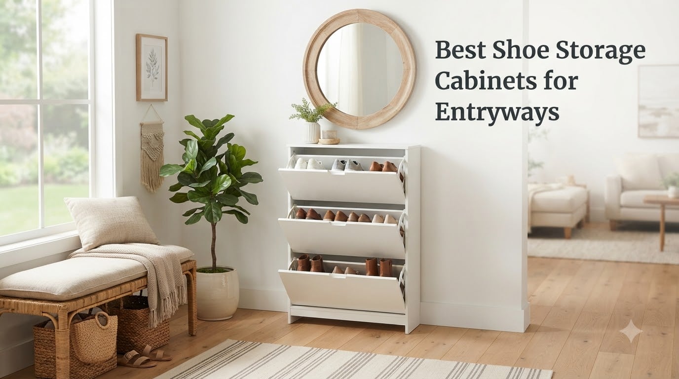 Best Shoe Storage Cabinets for Entryways