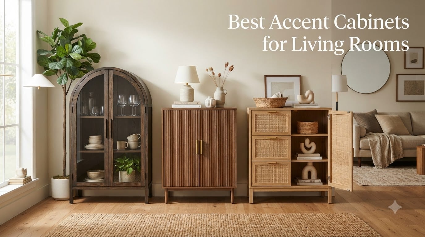 Best Accent Cabinets for Living Rooms