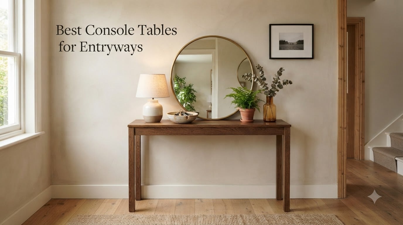 Best Console Tables for Entryways