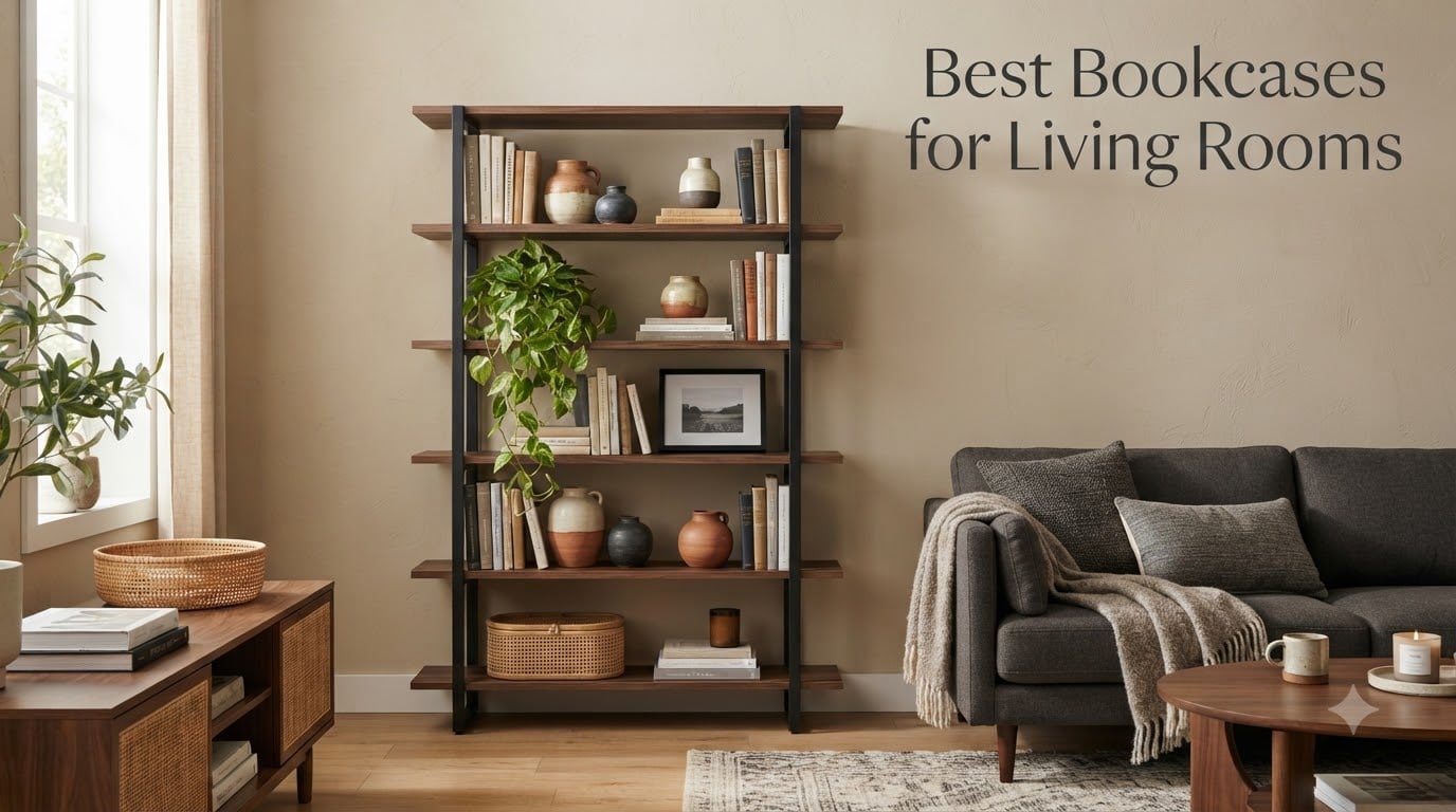 Best Bookcases for Living Rooms