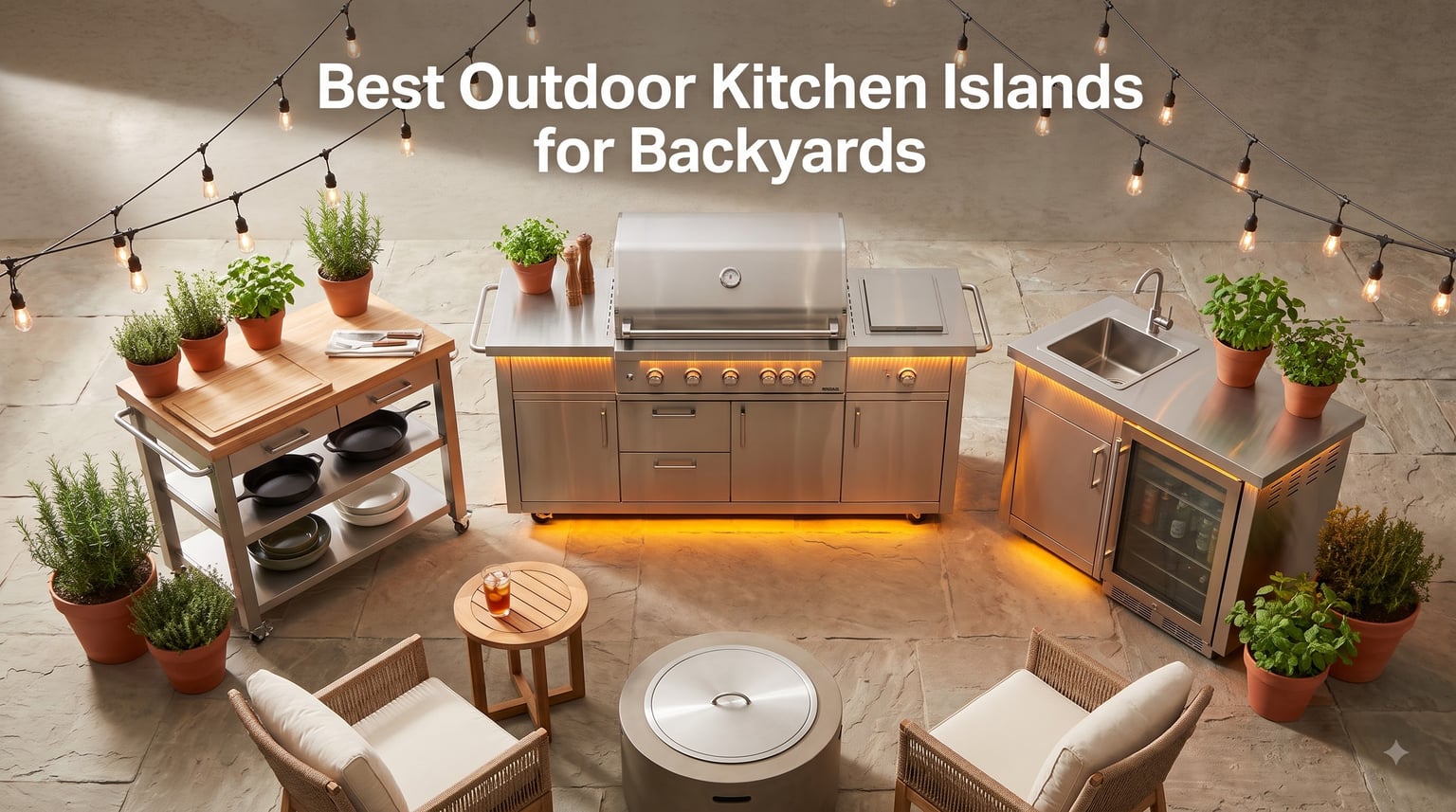 Best Outdoor Kitchen Islands for Backyards