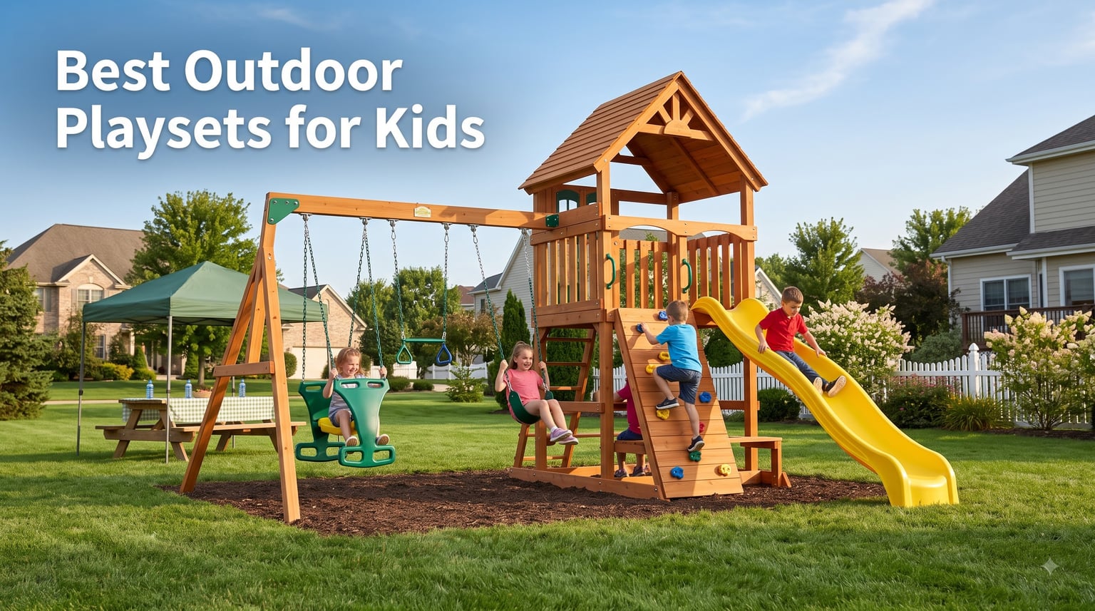 Best Outdoor Playsets for Kids