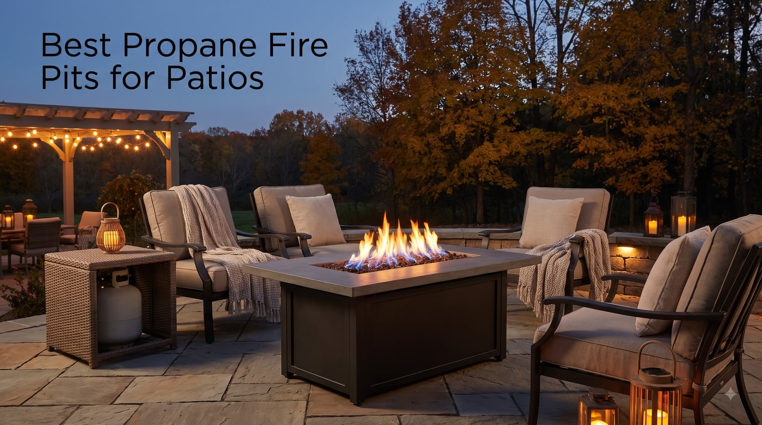 Best Propane Fire Pits for Patios