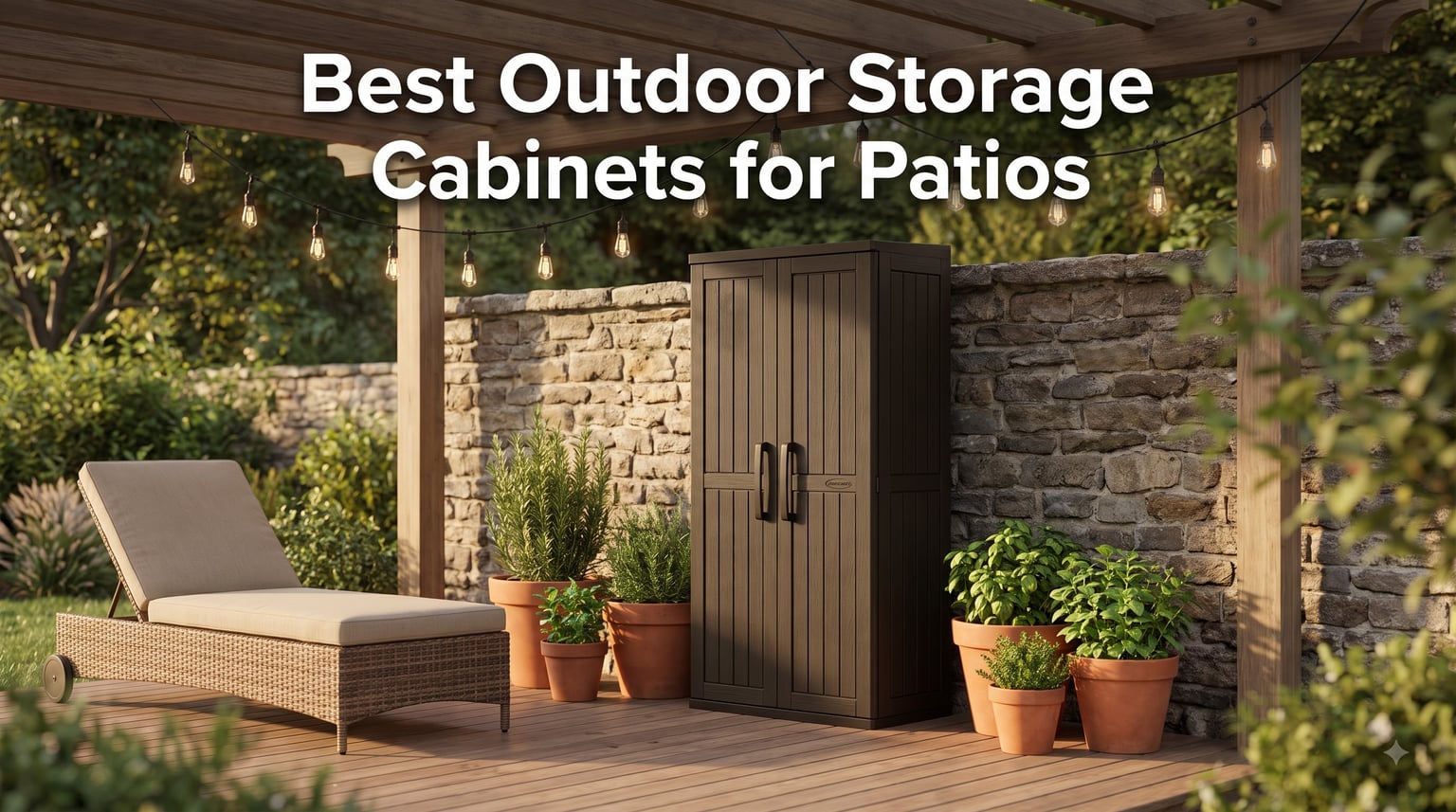 Best Outdoor Storage Cabinets for Patios