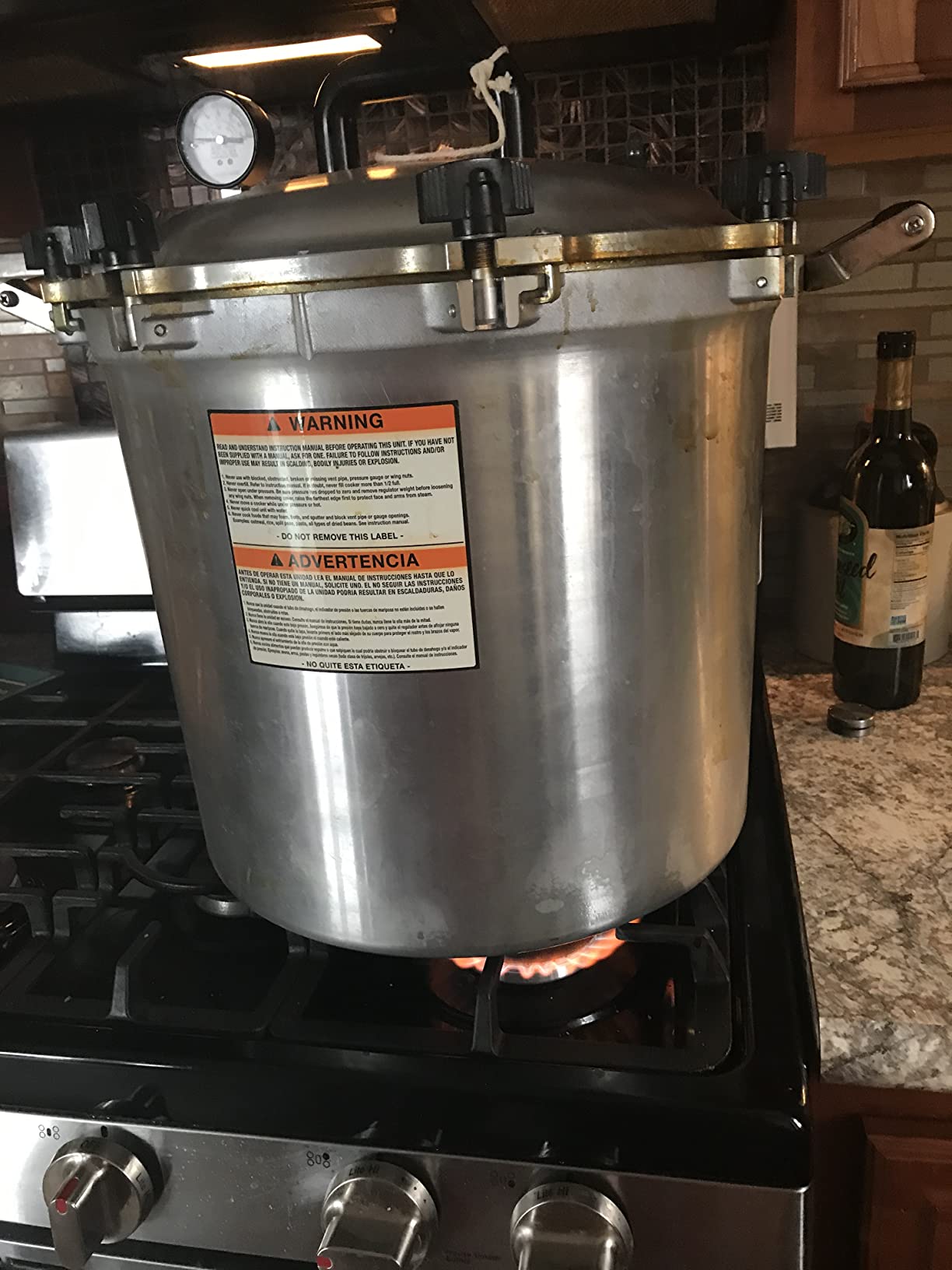 All American 1930 10.5qt Pressure Cooker/Canner (The 910) - Exclusive Metal-to-Metal Sealing System - Easy to Open & Close - Suitable for Gas, Electric, or Flat Top Stoves - Made in the USA customer photo 1