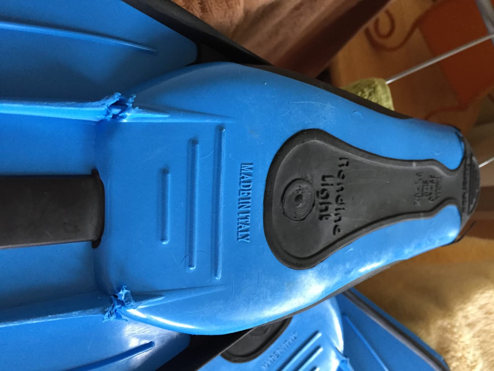 Cressi Short Full Foot Pocket Fins for Swimming or Training in the Pool and in the Sea - Light: made in Italy customer photo 2