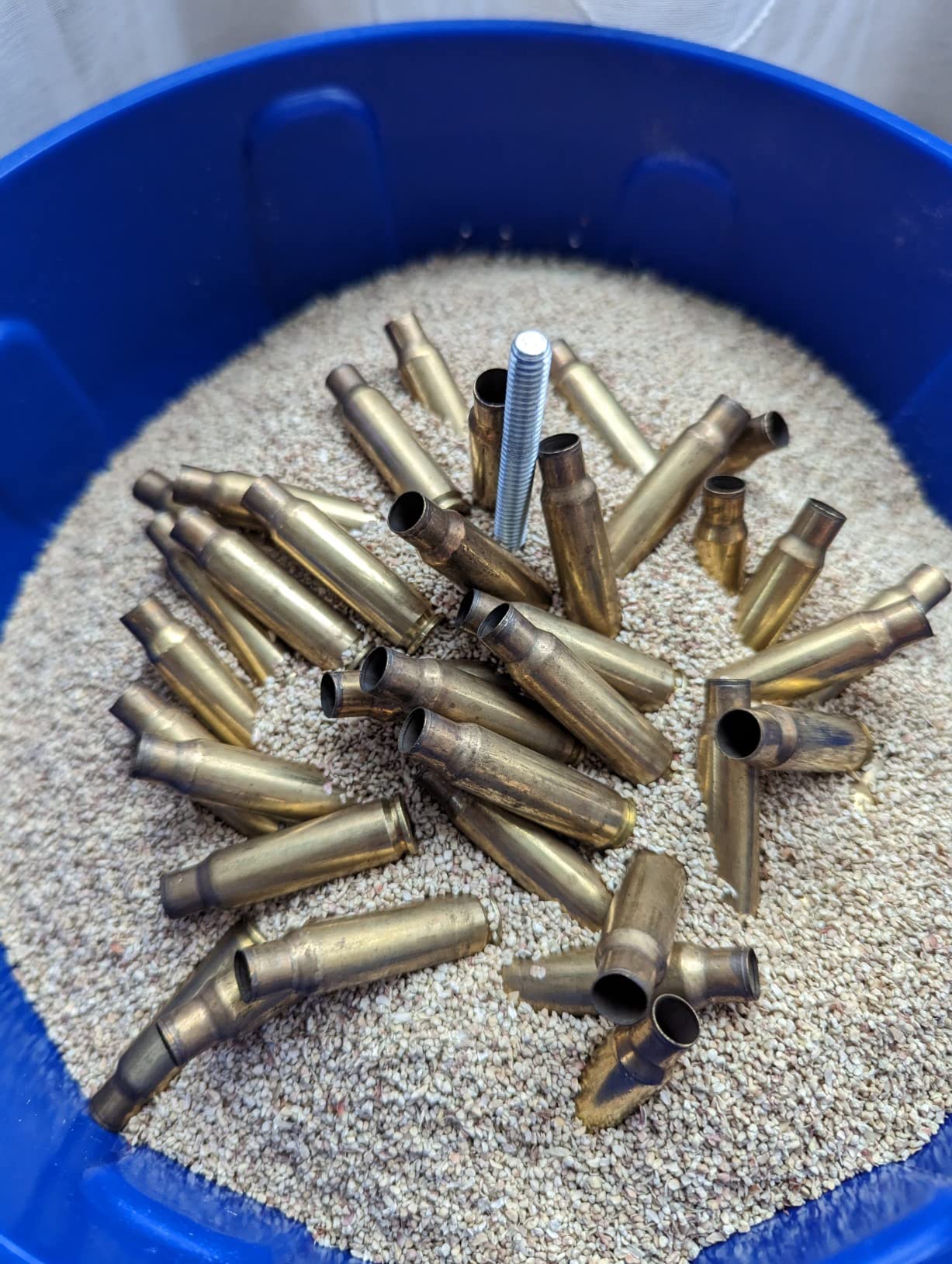 Frankford Arsenal Quick-N-EZ 110V Case Tumbler Kit with Sifter for Brass Cartridge Cleaning and Polishing for Reloading, Blue and Grey customer photo 1
