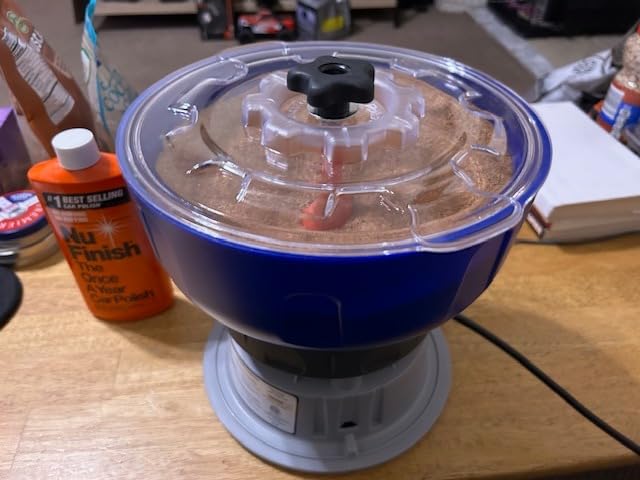 Frankford Arsenal Quick-N-EZ Vibratory Case Tumbler with Clear Viewing Lid and Durable Construction for Reloading, Cleaning and Dry Tumbling Brass Cases customer photo 1