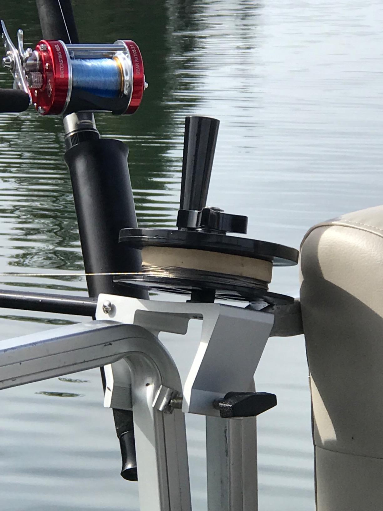 Walker Mini Laker Manual Downrigger - Ultra-Durable Aluminum & Stainless Steel Build, 6lb Weight Capacity, Includes Rod Holder & Clamp - Made in USA customer photo 2