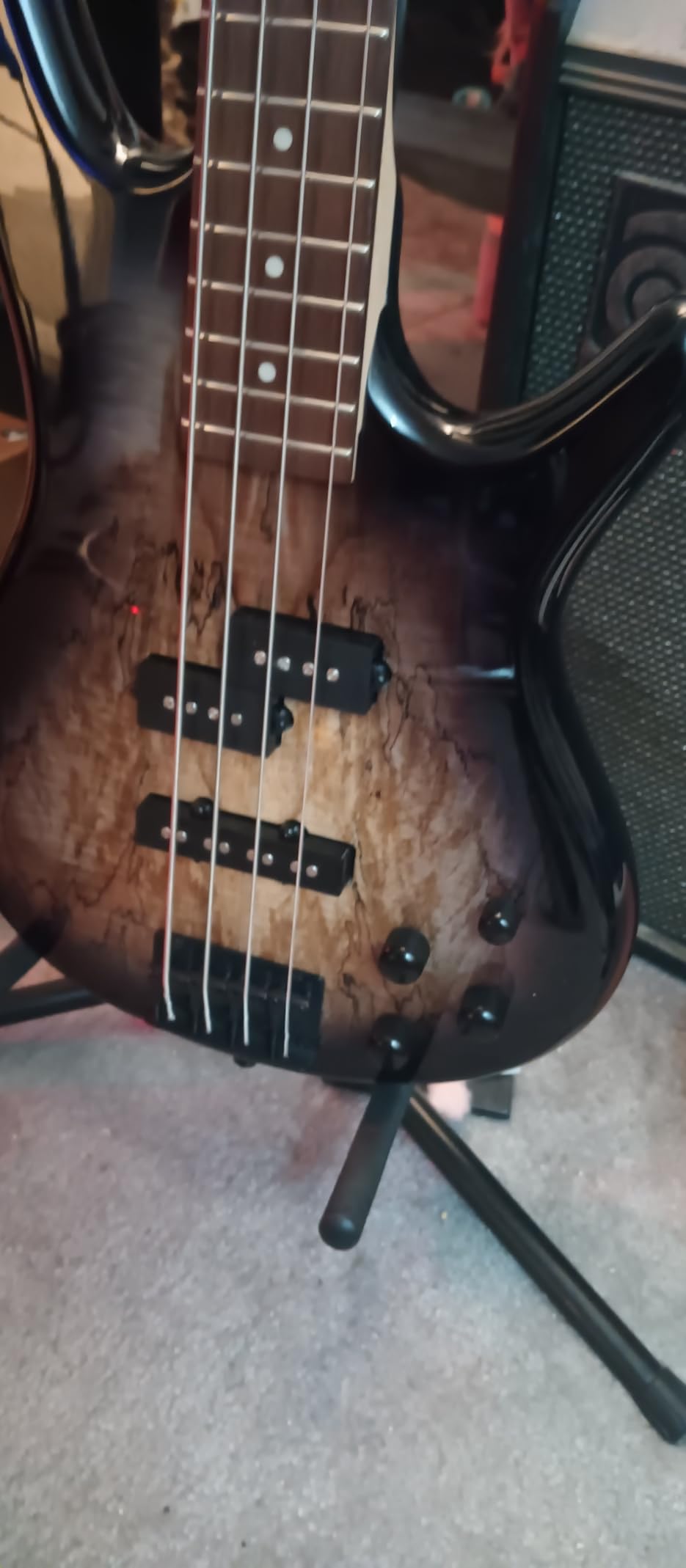 Ibanez 4-String Bass Guitar, Right Handed, Black (GSR200) customer photo 2
