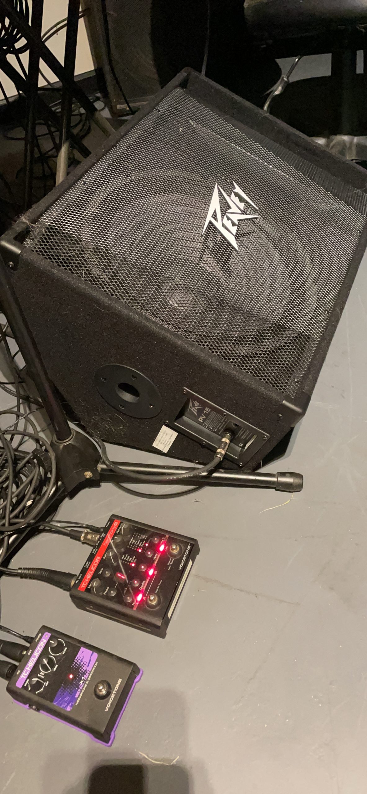 Peavey PV 12M 2-Way Floor Monitor, Sunburst, 12 Inch customer photo 1