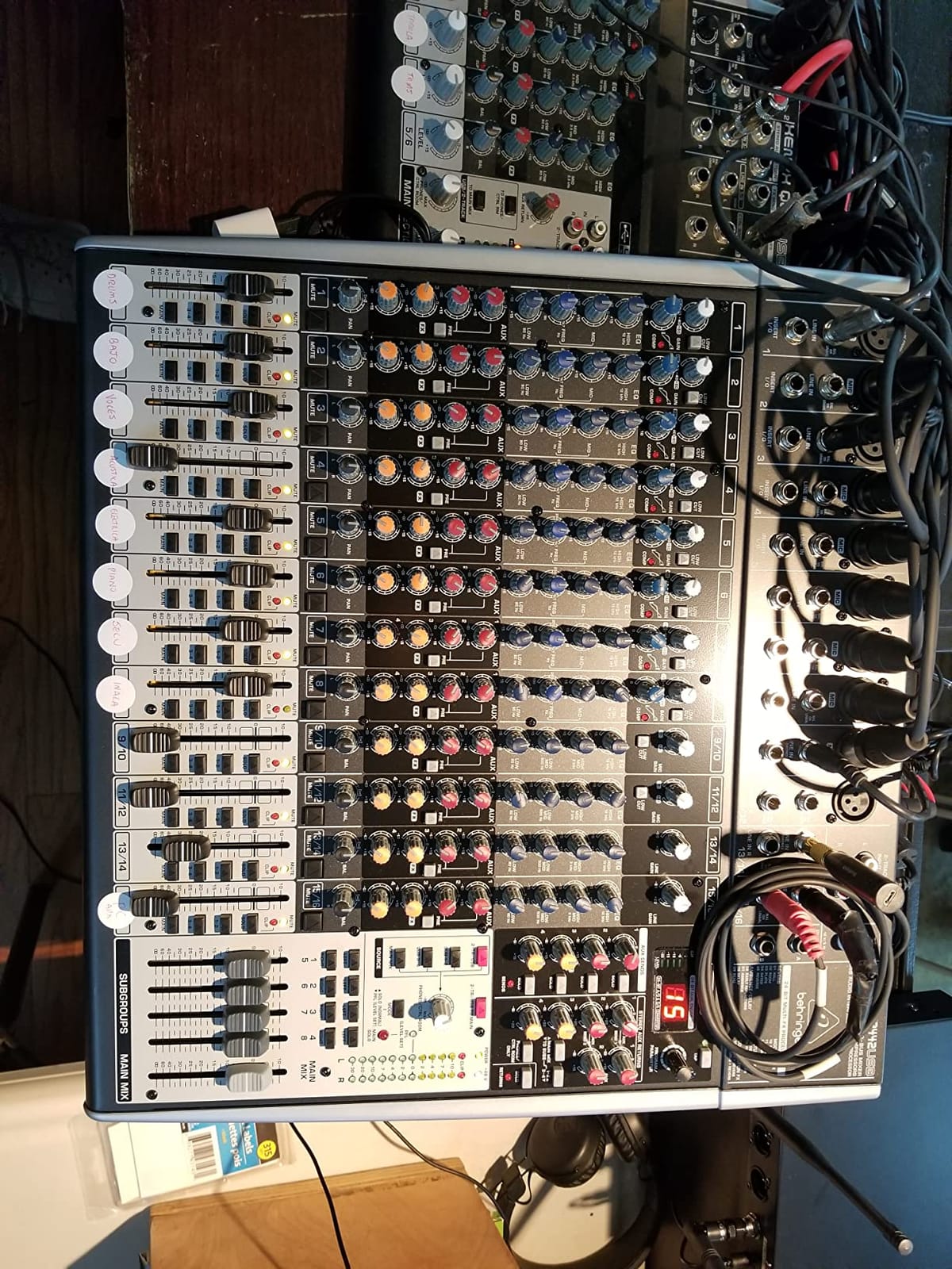 Behringer XENYX X2442USB Premium 24-Input 4/2-Bus Mixer with XENYX Mic Preamps and Compressors customer photo 1
