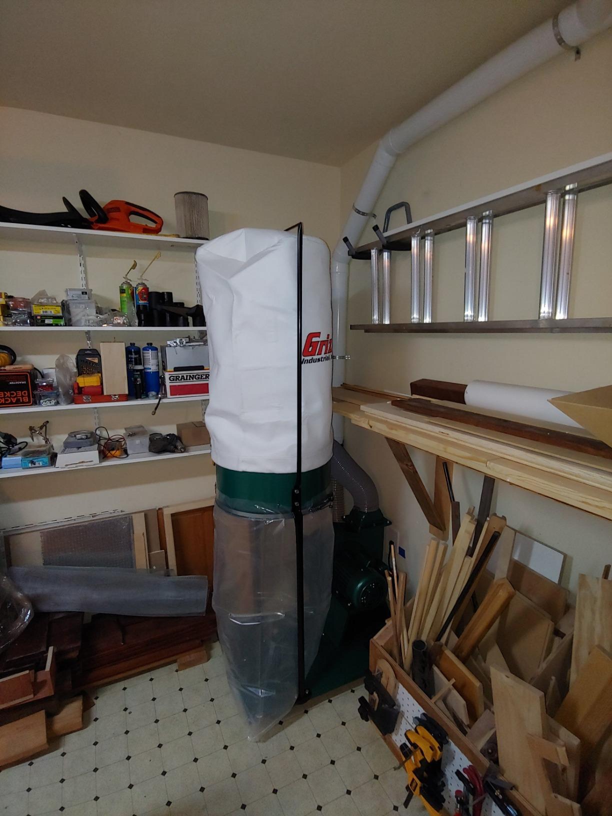 Grizzly Industrial G1028Z2-1-1/2 HP Portable Dust Collector customer photo 1