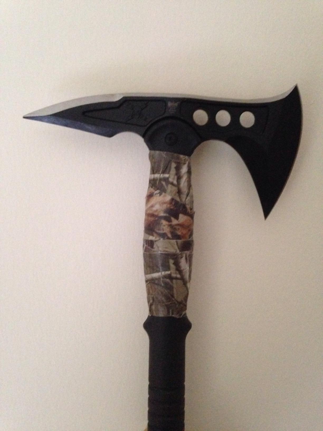 M48 Tactical Tomahawk Military Axe - Black Color, 3 7/8