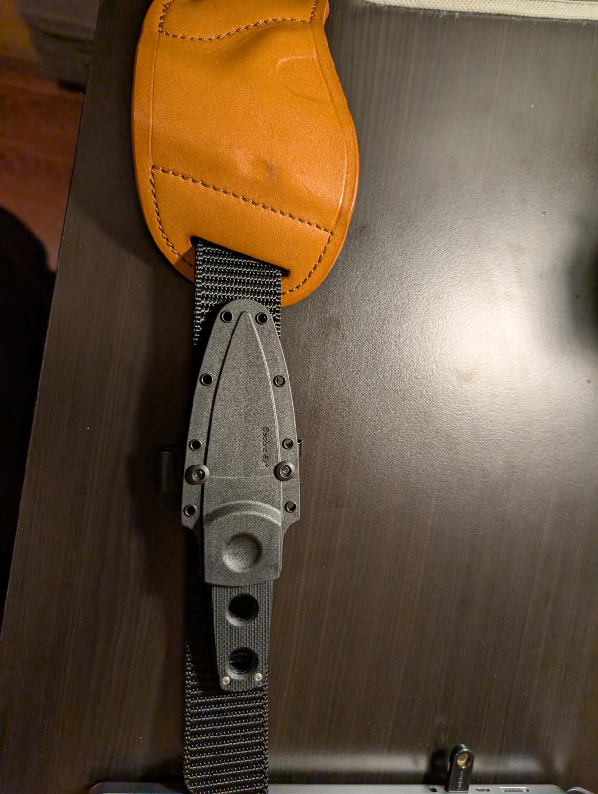 Cold Steel Secret Edge Durable Lightweight Japanese AUS8A Steel Drop Point 3.5