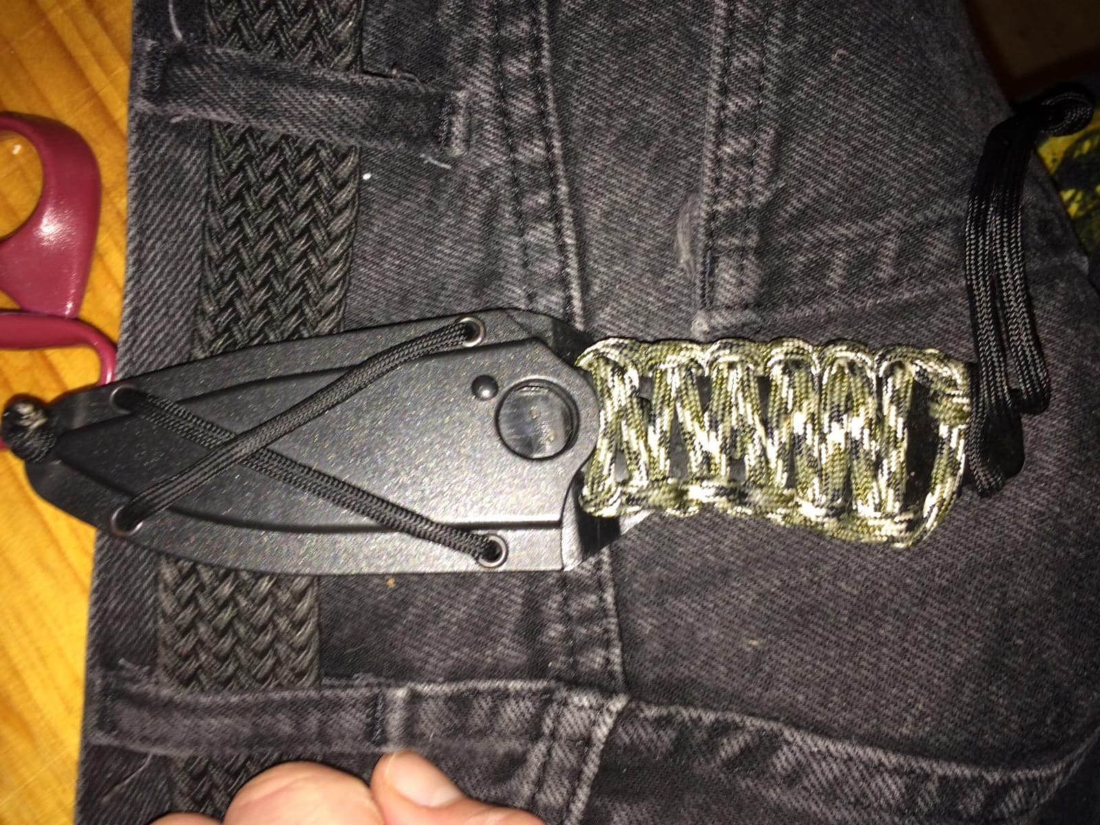 MASTER USA - Fixed Blade Neck Knife - Stainless Steel Blade & Handle, Hard Nylon Fiber Sheath w/Lanyard, Full Tang Construction, Tactical, EDC, Self Defense (Tan) customer photo 1