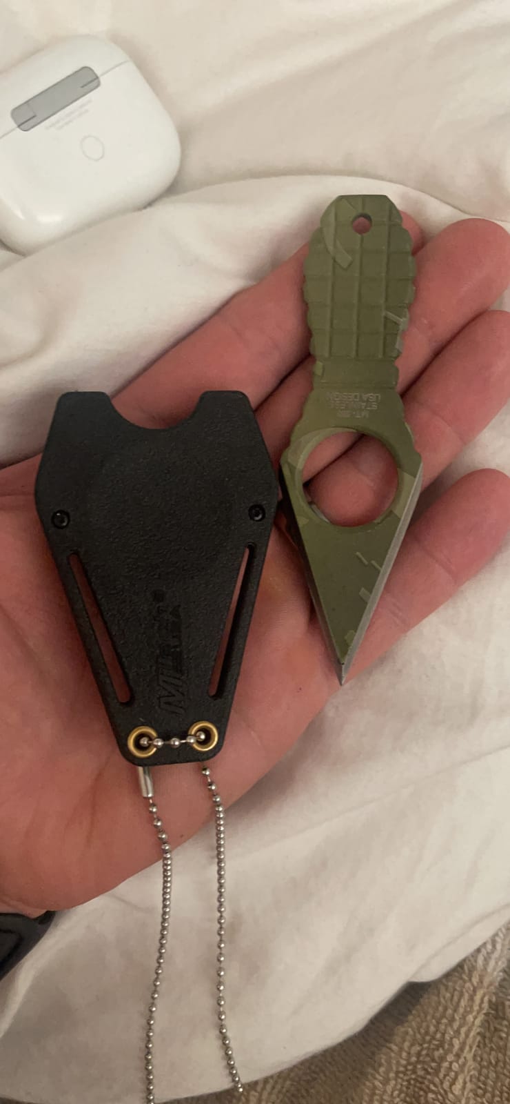 MTech USA Fixed Blade Knife, Full Tang, Nylon Fiber Sheath, Hunting, Camping, Survival, EDC, 588-20-27 Series customer photo 1
