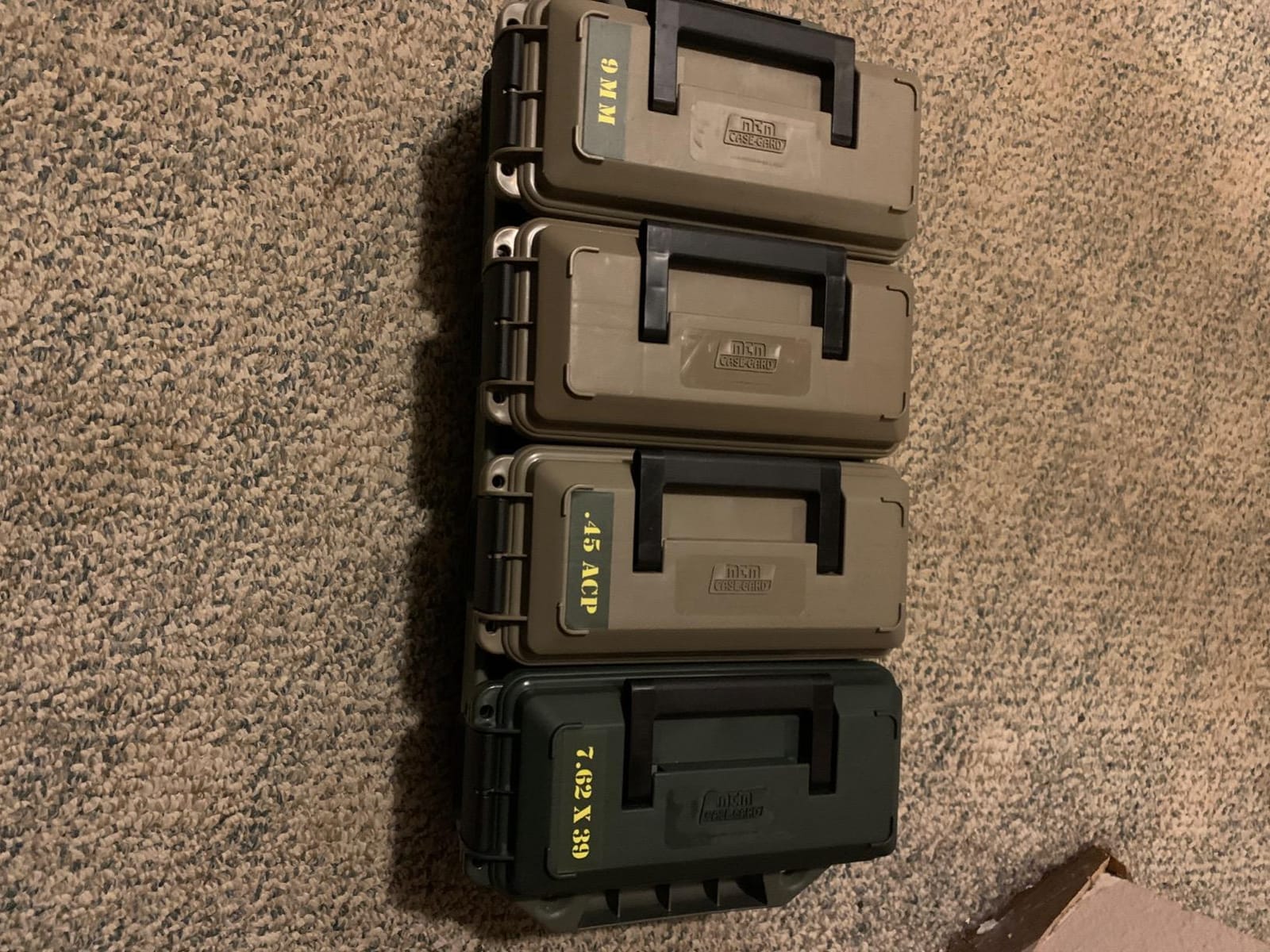 MTM AC30T Ammo Storage Box, 30 Cal Ammo Can, Excellent Field Boxes, Water and Dust Resistant, Lockable Storage Box with Handle, Secures Hunting Gear, Supplies, and Bullets, USA Made customer photo 1
