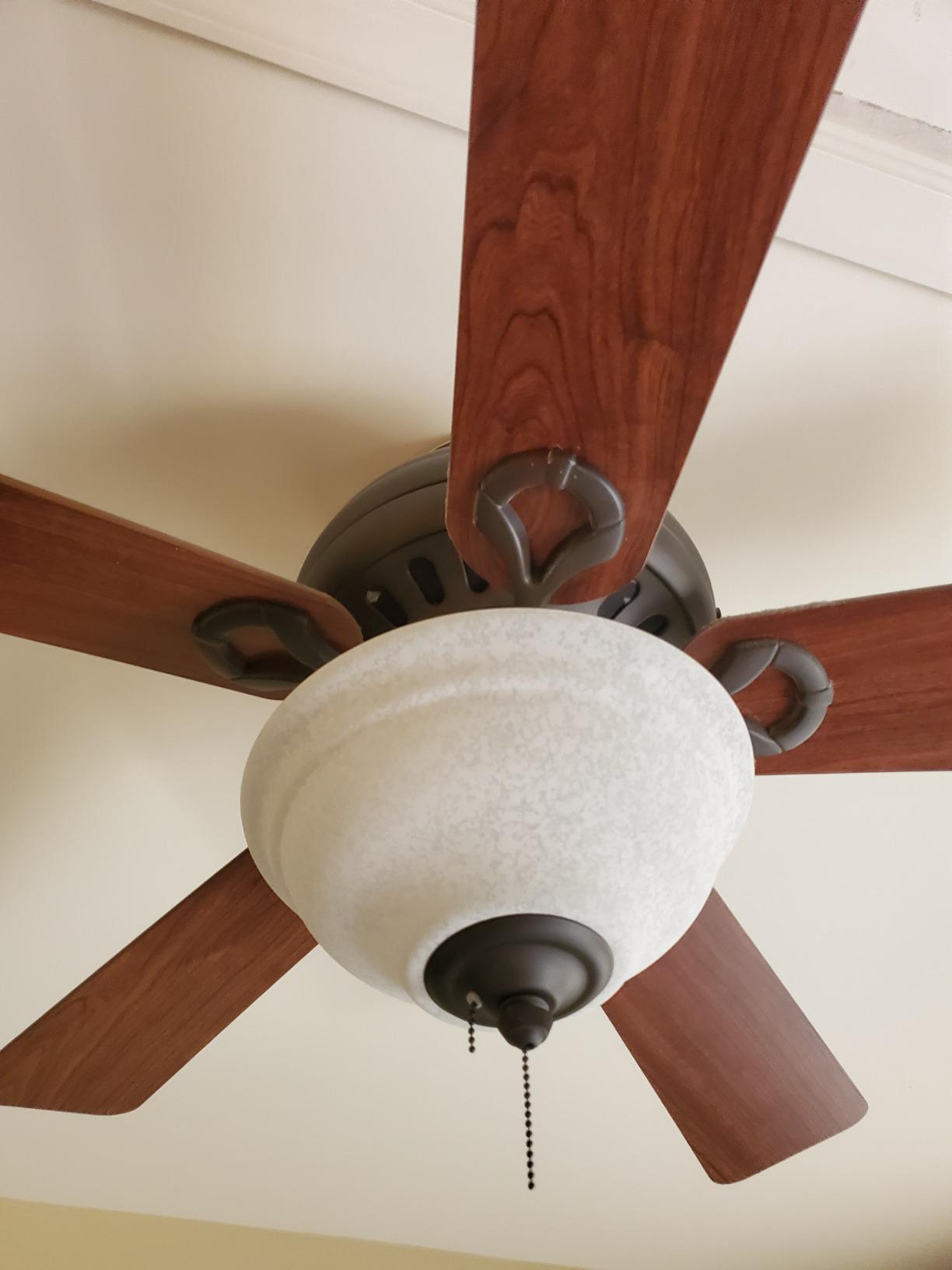 Hunter Builder Deluxe, Indoor, Ceiling Fan, Pull Chain, 52 inch, New Bronze | with LED Light, Standard Mount, 5 Blades, For Bedroom, Living Room, Includes Bulbs, 53091 customer photo 1