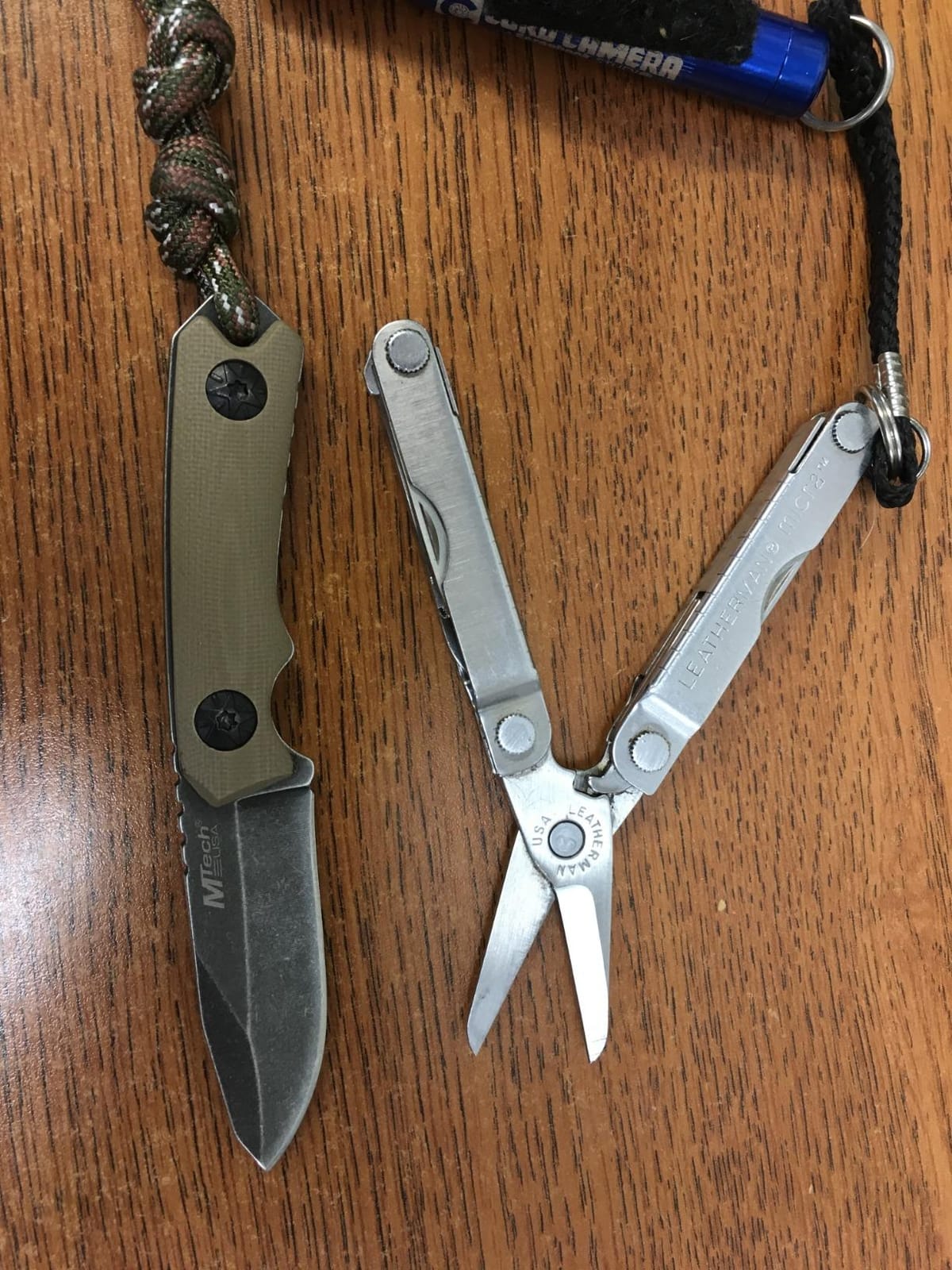 MTech USA MT-20-30 Series Fixed Blade Neck Knife, Drop Point Blade, G10 Handle, 4-3/4-Inch Overall customer photo 1