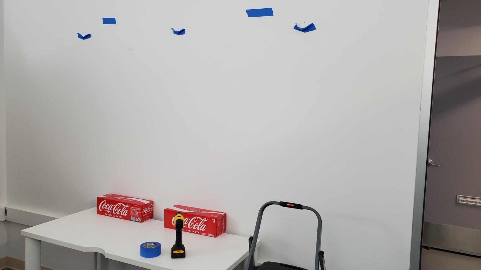 Quartet Whiteboard, Glass Dry Erase Board, Magnetic, 6' x 4', Infinity Frameless Mounting, White Surface, Accessory Tray, 1 Dry Erase Marker and 2 Glass Board Magnets (G7248W) customer photo 1
