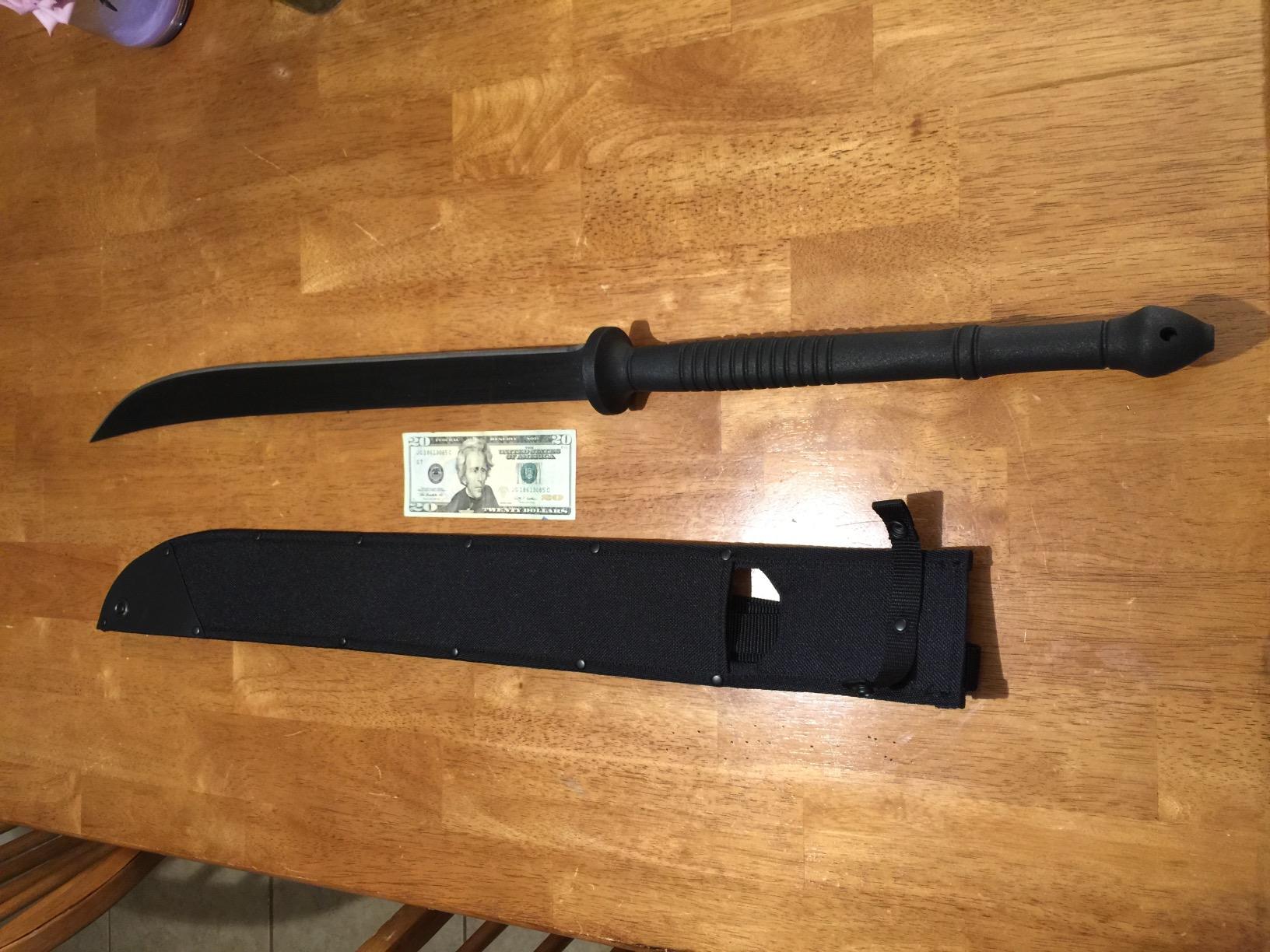 Cold Steel All Purpose Tactical Machete with Sheath, Great for Clearing Brush, Survival, Camping and Outdoor Activities, Thai Machete, One Size customer photo 1