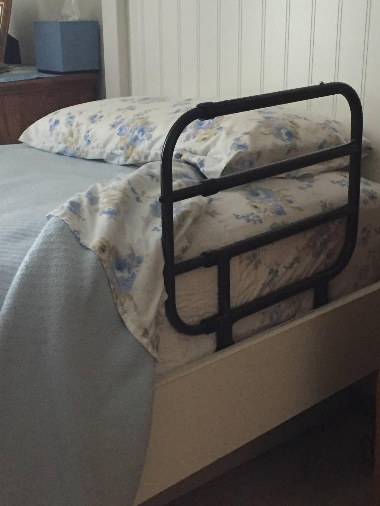 Able Life Bedside Extend-A-Rail, Adjustable Senior Bed Safety Railing and Stand Assist Grab Bar, Extendable Guardrail for Seniors and Elderly Adults, ASTM Safety Approved Bedrail customer photo 2