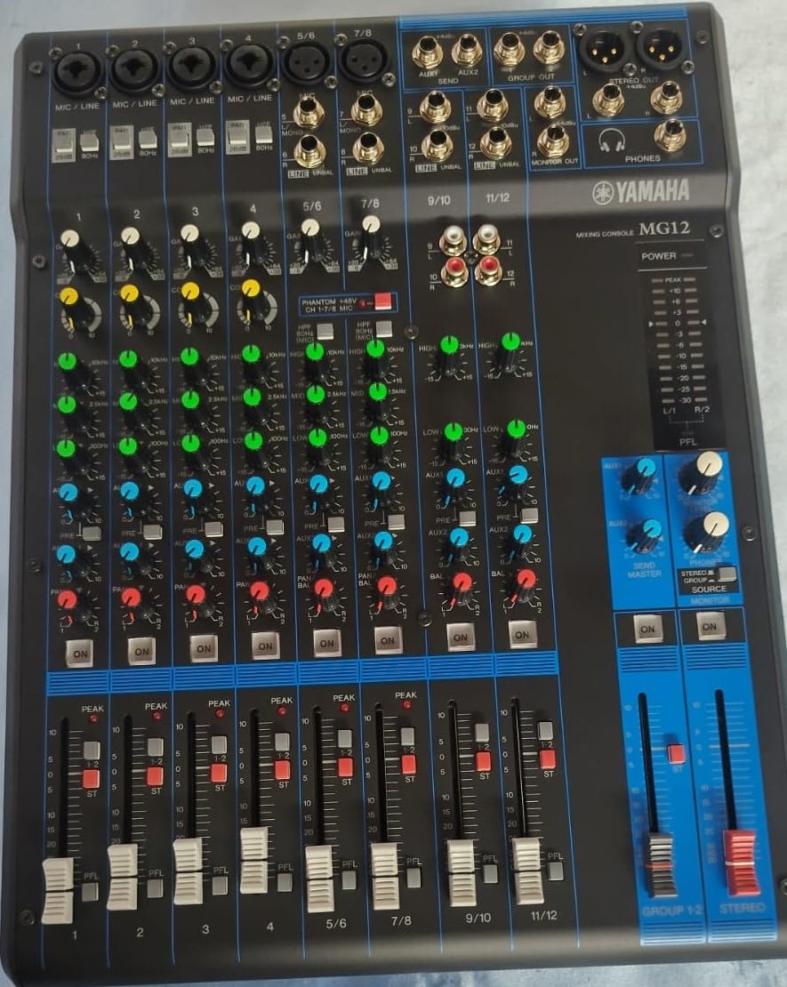 Yamaha MG12 12-Input 4-Bus Mixer with D-PRE preamps and 1-knob compressors customer photo 1