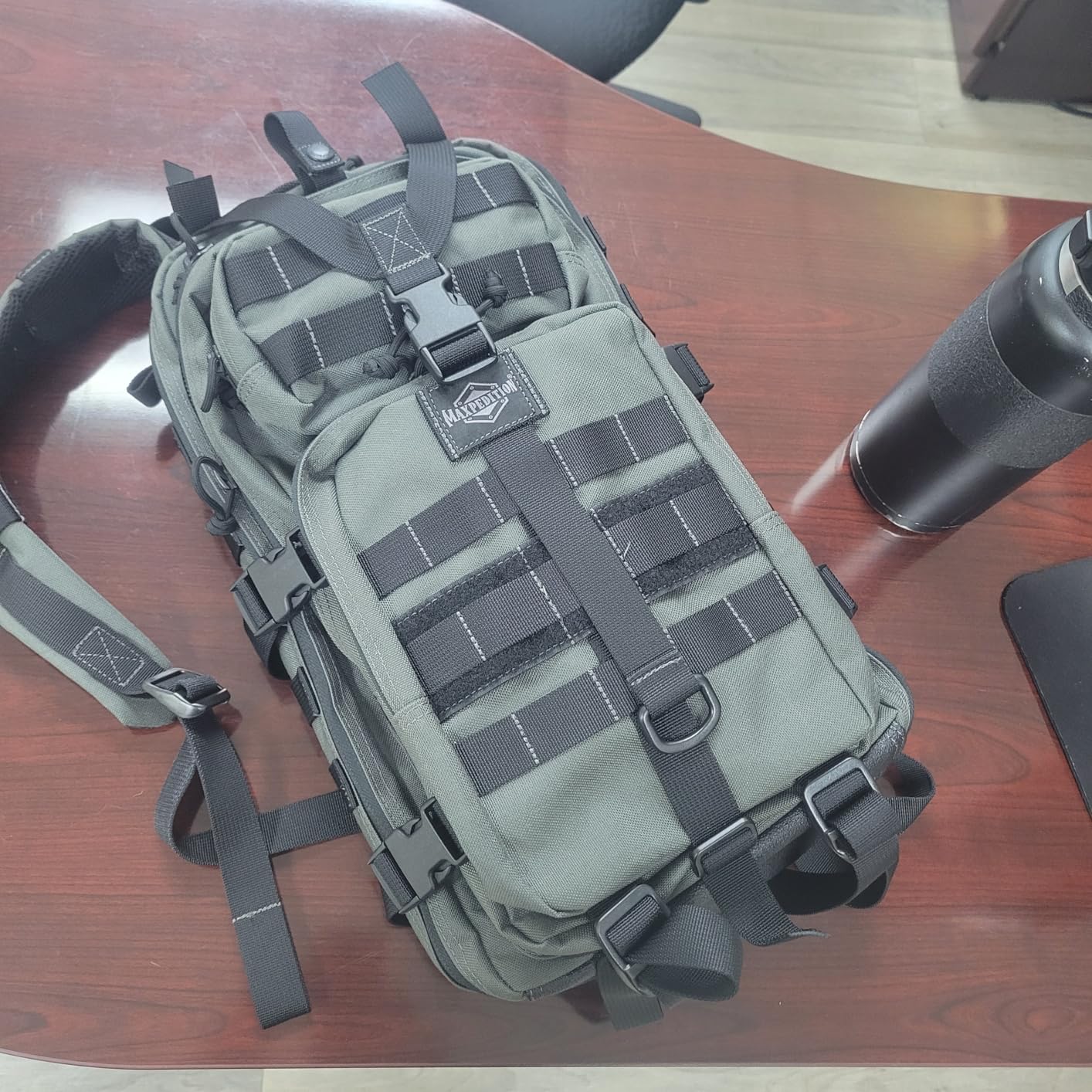 MAXPEDITION Falcon-II Backpack (Wolf Gray) 23L Tactical Backpack, Survival Pack, Bug Out Bag, MOLLE Compatible customer photo 1