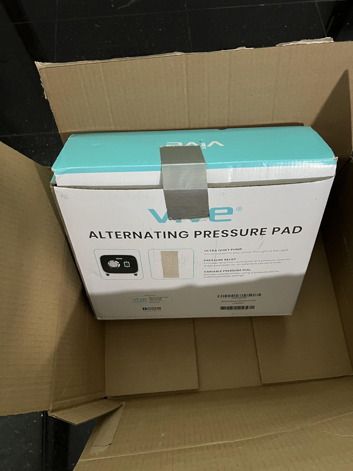Vive Alternating Air Pressure Mattress Pad - The Original Bed Sore Solution | Dr. Recommended Hospital Bed Topper for Bedridden Patients - Includes Waterproof, Breathable Ulcer Cushion & Quiet Pump customer photo 2
